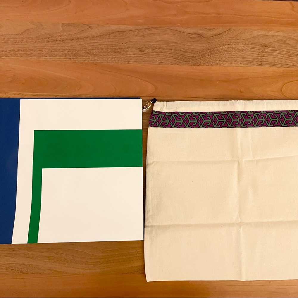 Tory Burch Dust Bag & gift box 15” x 13 1/2”
